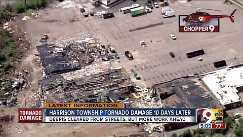 Harrison Township tornado damage 10 days later