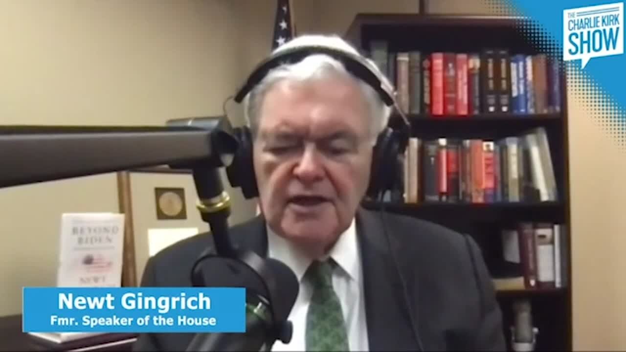 Newt Gingrich SLAMS Biden For His Open Border Policies