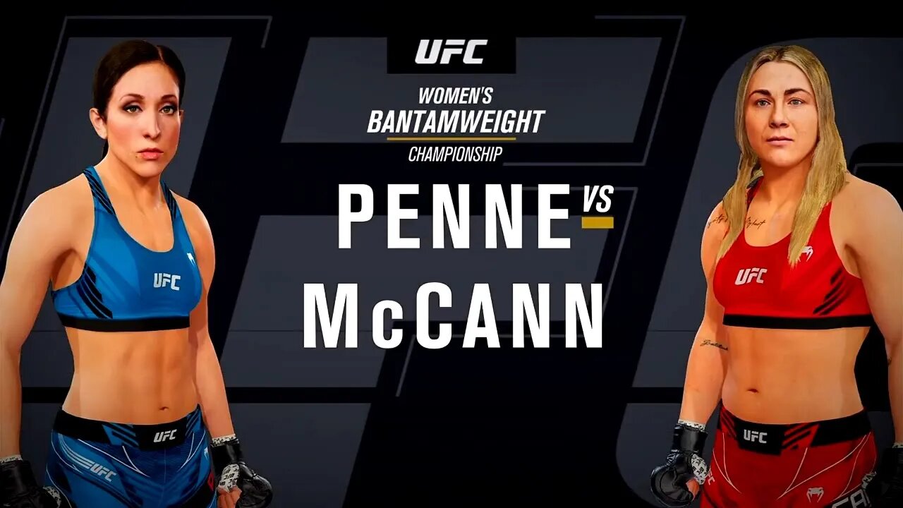 EA Sports UFC 4 Gameplay Molly McCann vs Jessica Penne