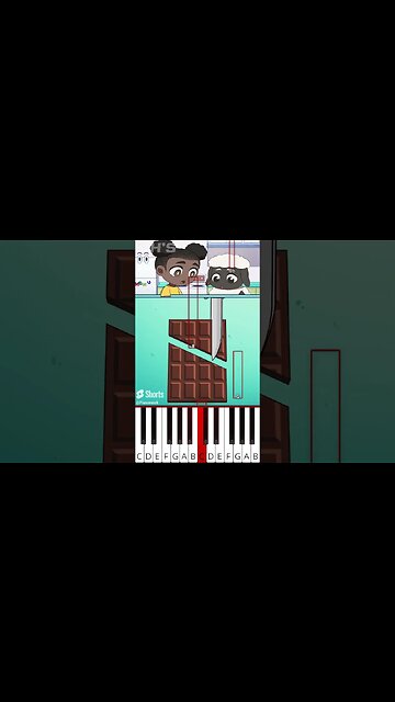 Give me chocolate (@GH.S) AMANDA THE ADVENTURER ANIMATION - Octave Piano Tutorial