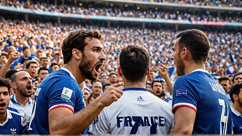 Chaotic Scene Erupts at France-Israel Soccer Match Today!