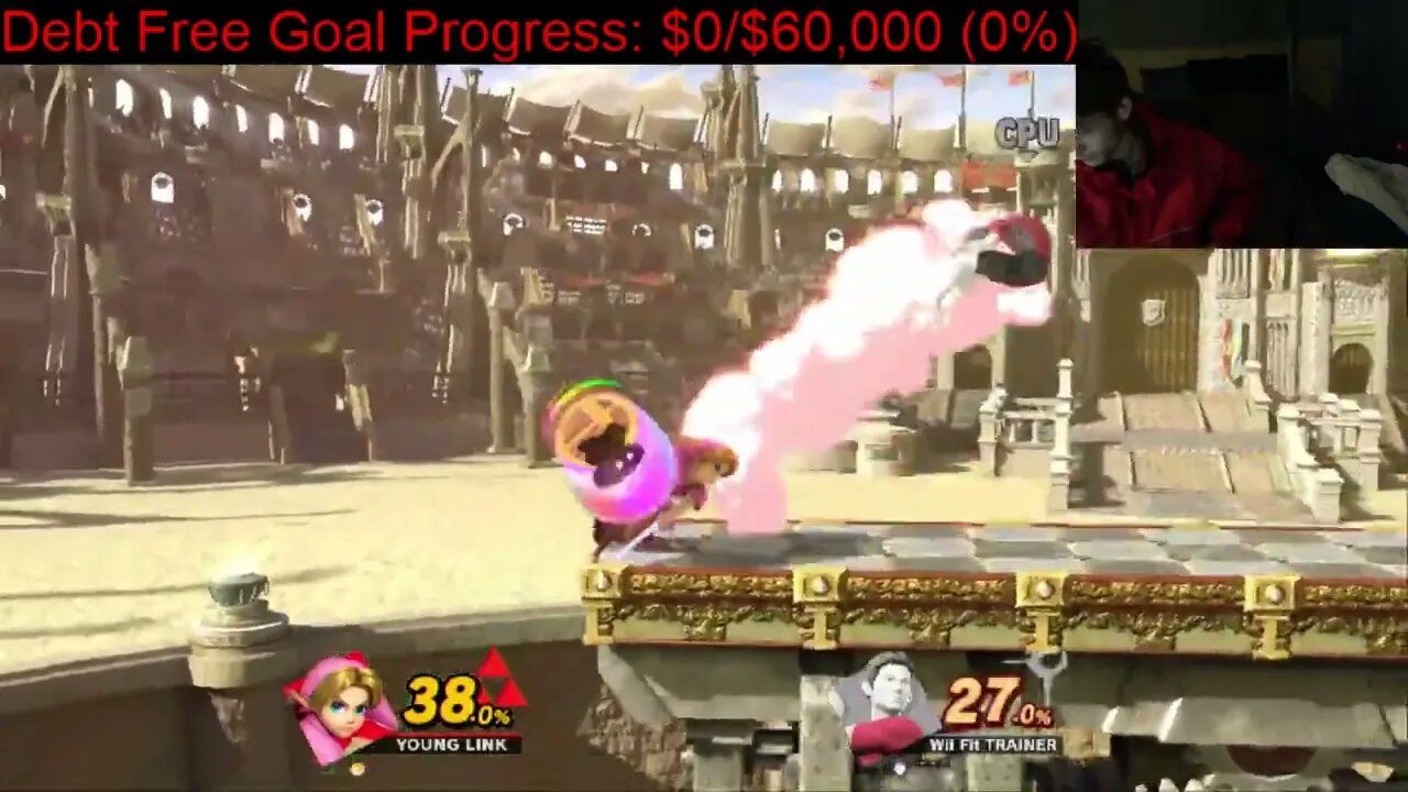 Young Link VS Wii Fit Trainer On The Hardest Difficulty In A Super Smash Bros Ultimate Match