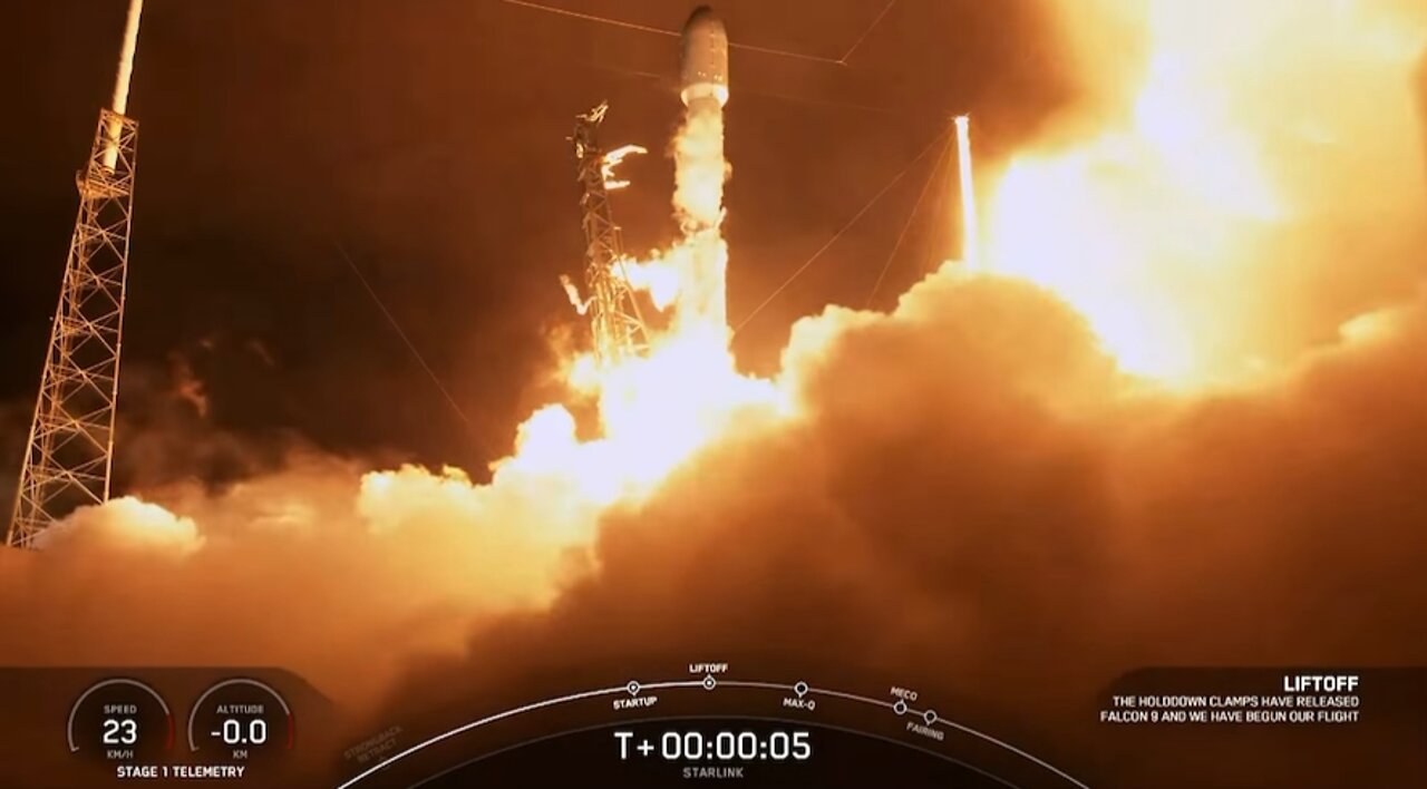 On Saturday, March 19 at 12:42 a.m. ET, SpaceX’s Falcon 9 launched 53 Starlink satellites to low-Earth orbit
