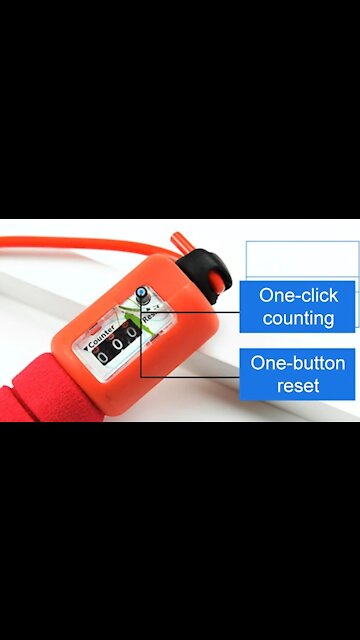 Adjustable Skipping Rope with Electronic Counting