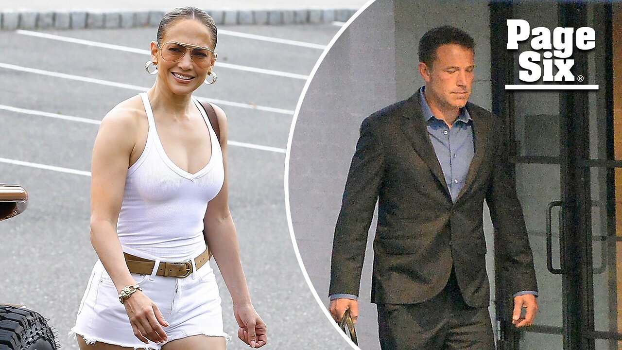 Jennifer Lopez looks white-hot in the Hamptons while Ben Affleck remains in LA