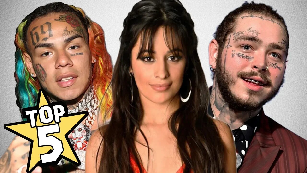 TOP 5 MEJORES CANCIONES DE 2018 EN INGLES | Post Malone, Tekashi 6ix9ine, Camila Cabello