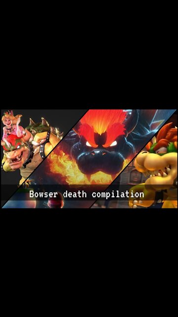 Evolution of #Bowser death compilation #nintendo #mario