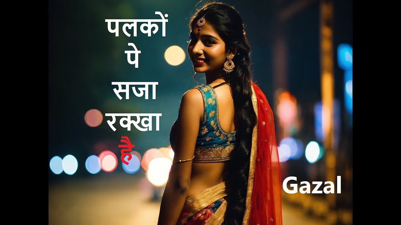 पलकों पे सजा रक्खा है Gazal