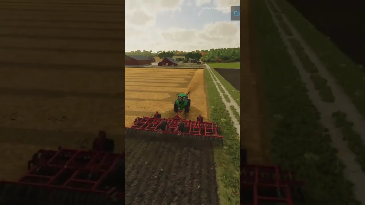 Plowing The Field Farming Simulator 22 #shorts #fs22 #farming