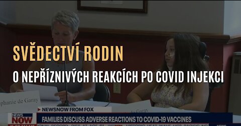 Dvě svědectví rodin o nepříznivých reakcích po covid injekci