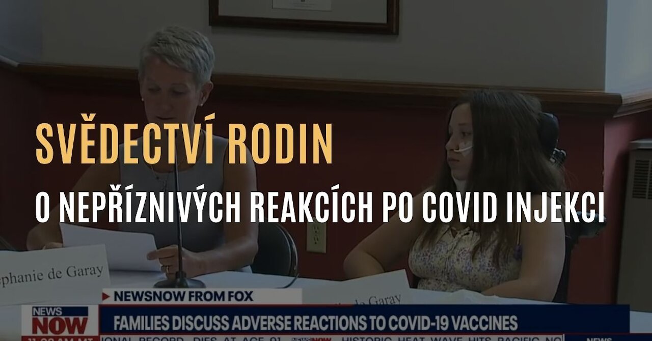 Dvě svědectví rodin o nepříznivých reakcích po covid injekci