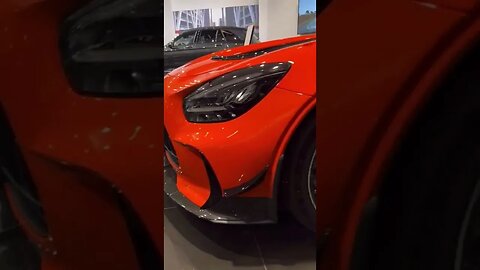 Mercedes AMG GT Black Series Magma Beam Orange at AMG Performance Center Hedin Bil Gothenburg Sweden