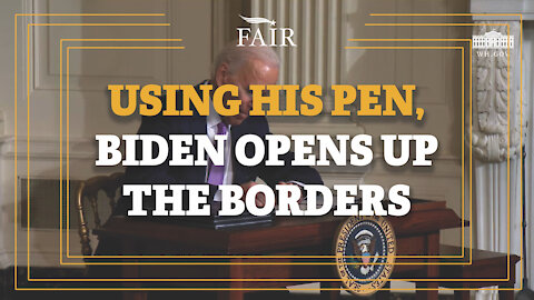 Not holding back, Biden moves to open borders