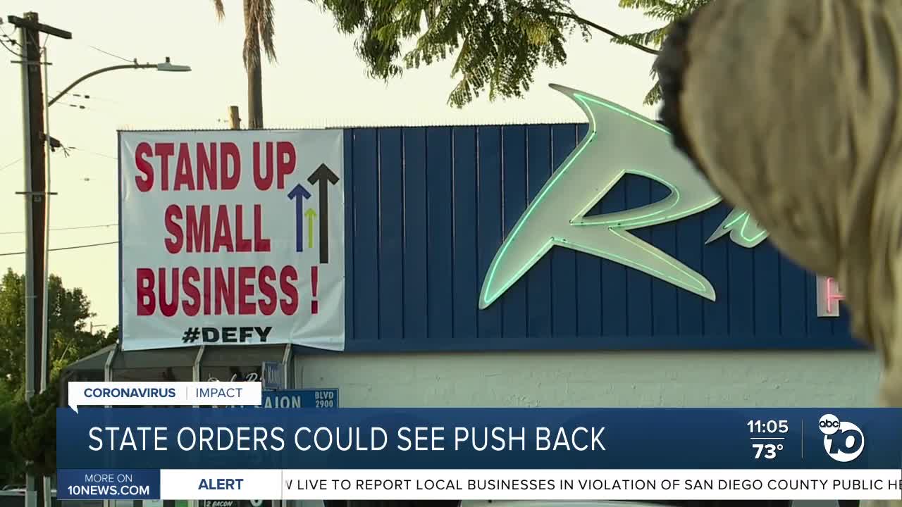 State orders could see push back