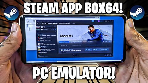 EU INSTALEI A STEAM NO BOX64 E TESTEI ALGUNS JOGOS! | Box64 PC Emu