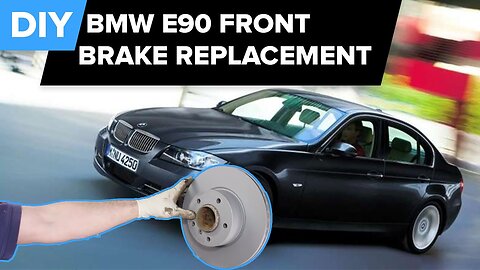 BMW E90 - Front Brake Rotor and Pad Replacement - (325i, 328xi, 325xi, 328i, 128i)