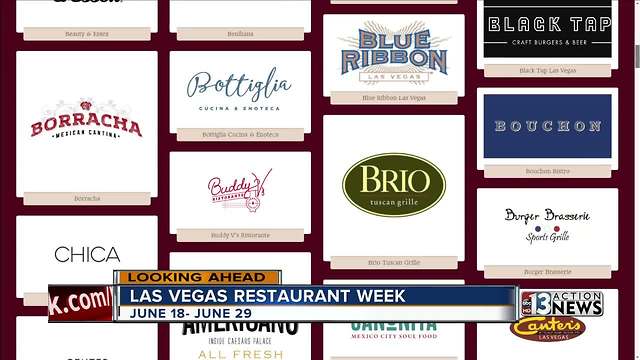 Las Vegas restaurant week to start June 18