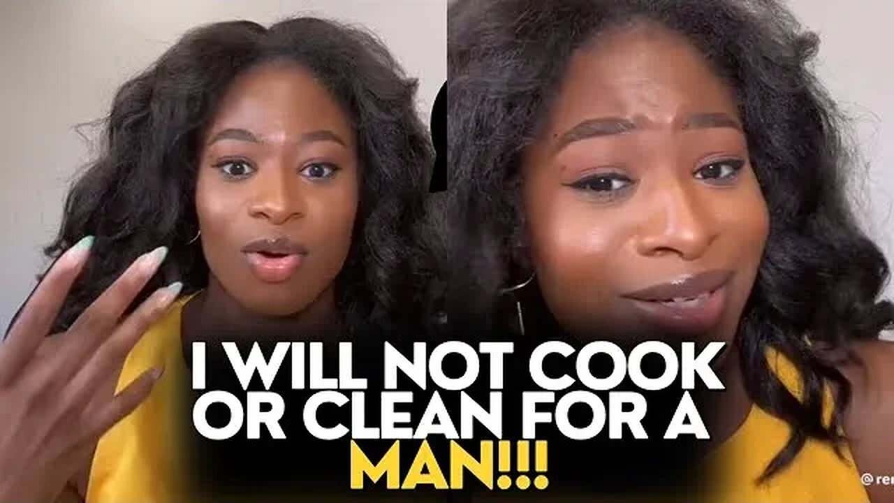 I Make My Own Money And Will Not Be A SLAVE To A Man By Cooking & Cleaning Toilet!!!