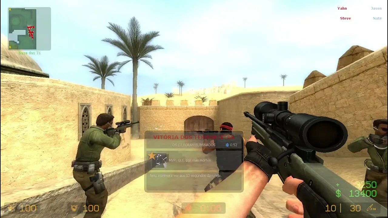 Counter Strike Source Dust 2 Bots #25 Just Only Sniper Rifles