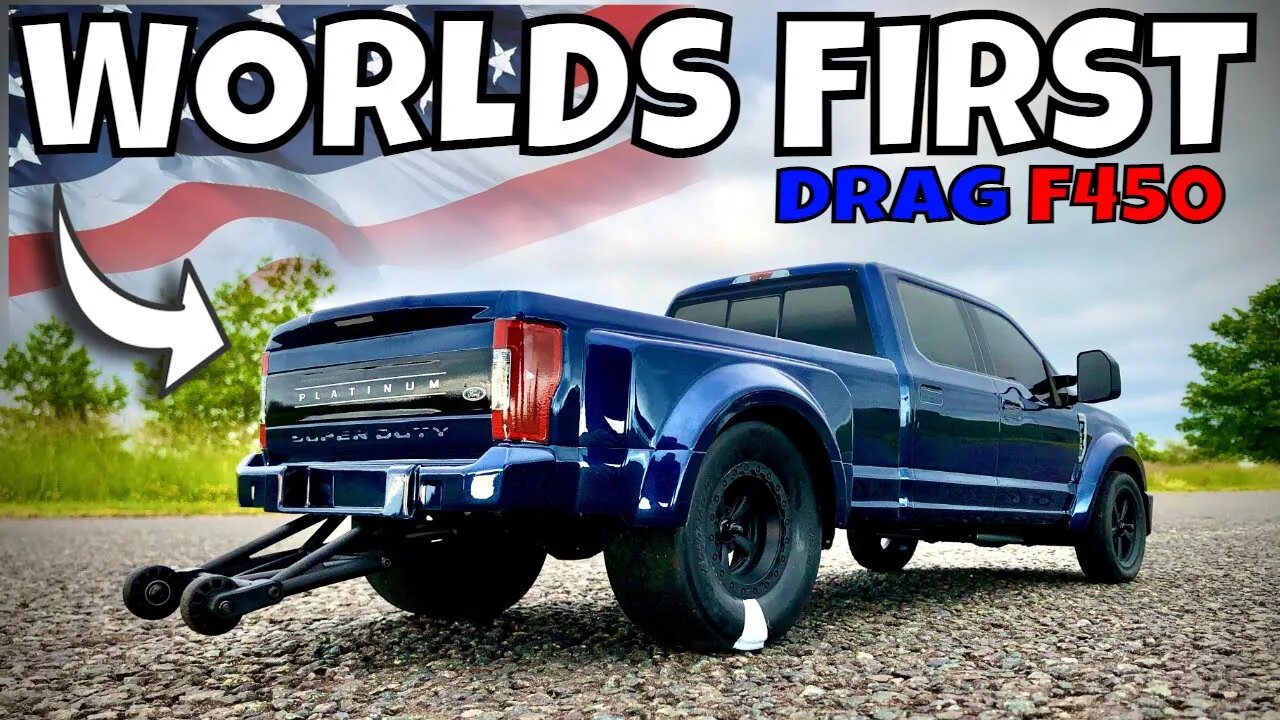 F450 Ford SUPER DUTY Drag Truck!