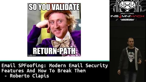 Email SPFoofing modern email security features and how to break them Roberto Clapis