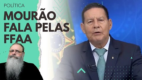 MOURÃO faz DISCURSO que ALGUNS TOMAM por CRÍTICA a BOLSONARO, mas foi CRÍTICA das FFAA aos 3 PODERES