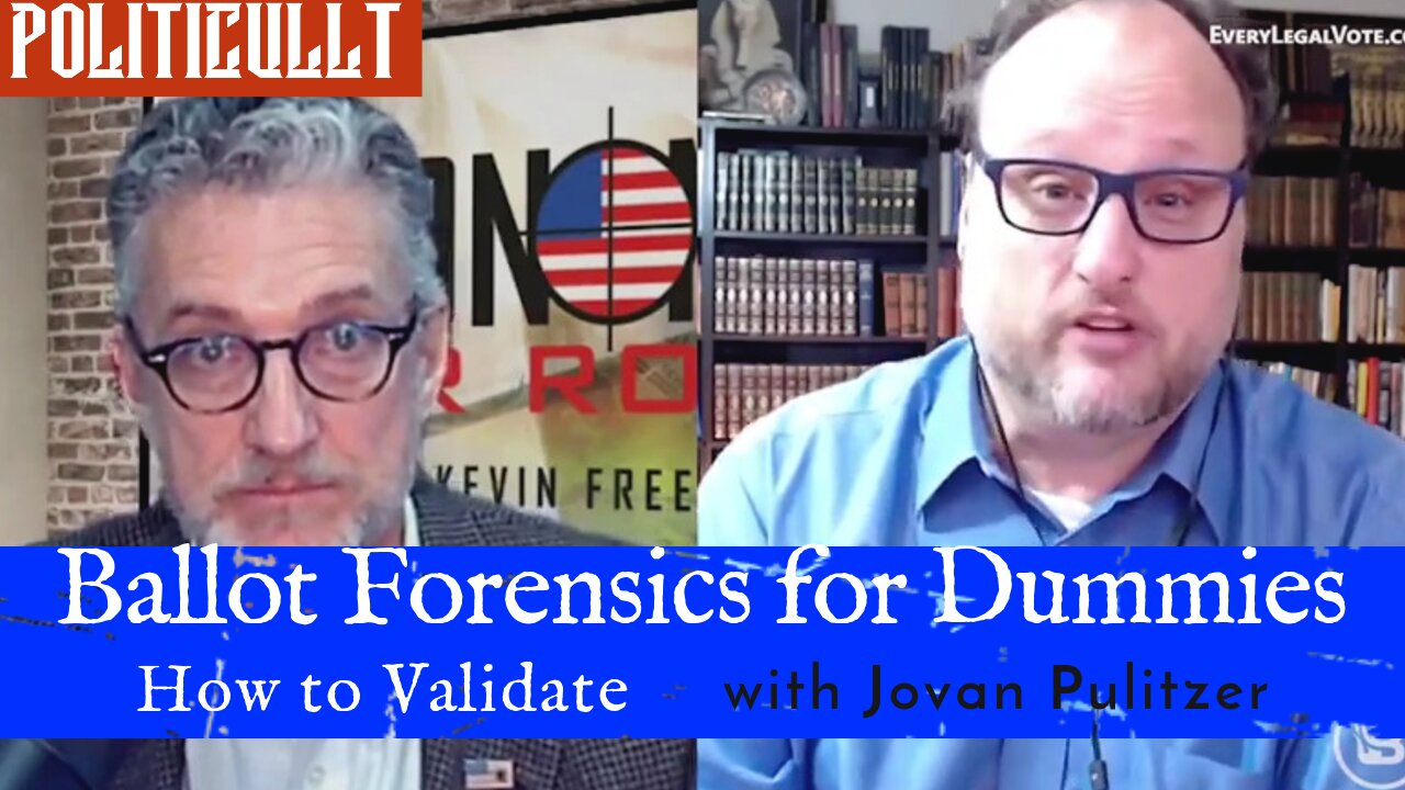 Ballot Forensics for Dummies - How to Validate - With Jovan Pulitzer , QR Code Patent Holder