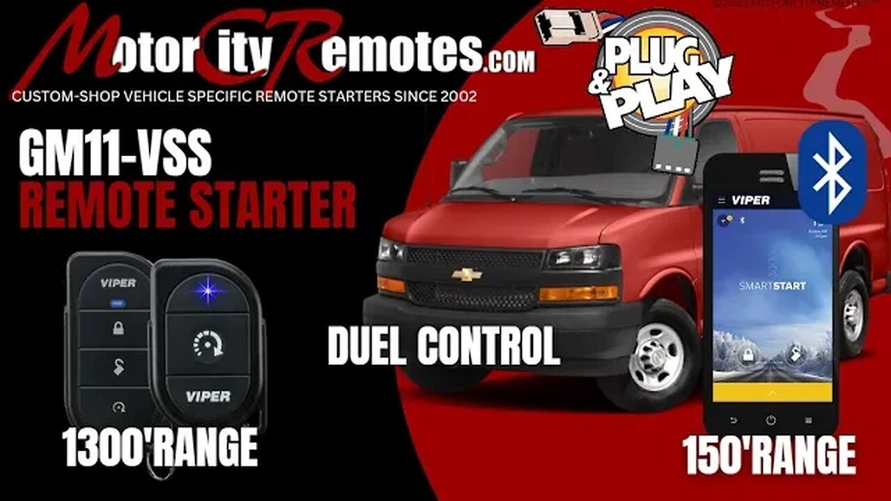 Remote Starter Keyless Entry. Chevy Express & GMC Savana.