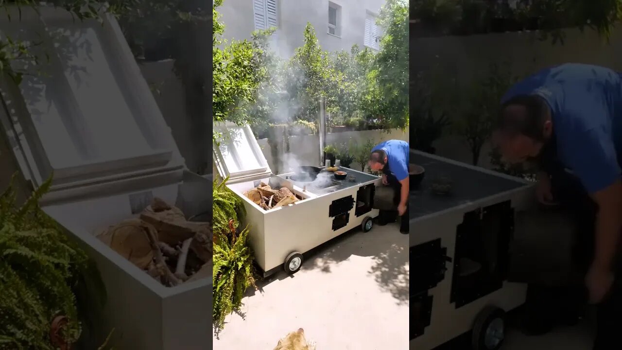 Reuse your old fridge to construct an awesome stove🍖