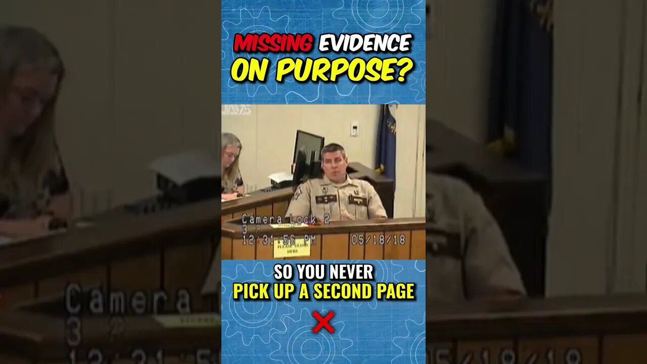 Where is THE EVIDENCE and why NOT IN THE COURT ROOM?