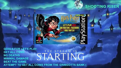 LET'S PLAY HARRY POTTER AND THE PHILOSOPHERS STONE PS1 DAY 2 #LIVESTREAM #LETSPLAY