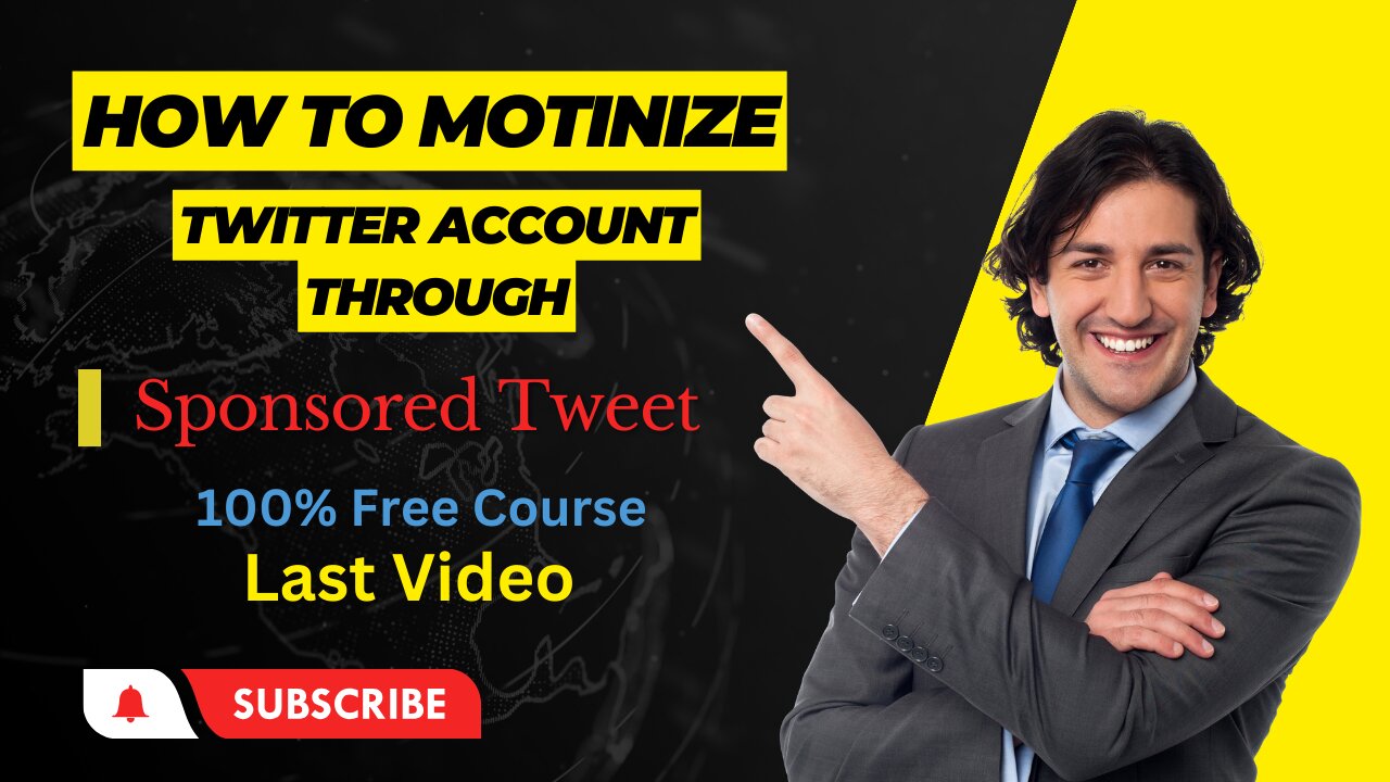 How to Monetize Your Twitter Account through Sponsored Tweets. (Last Video)