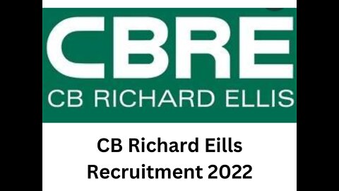 CB Richard Ellis Recruitment 2022|Private Jobs 2022|34 Jobs|Apply Online