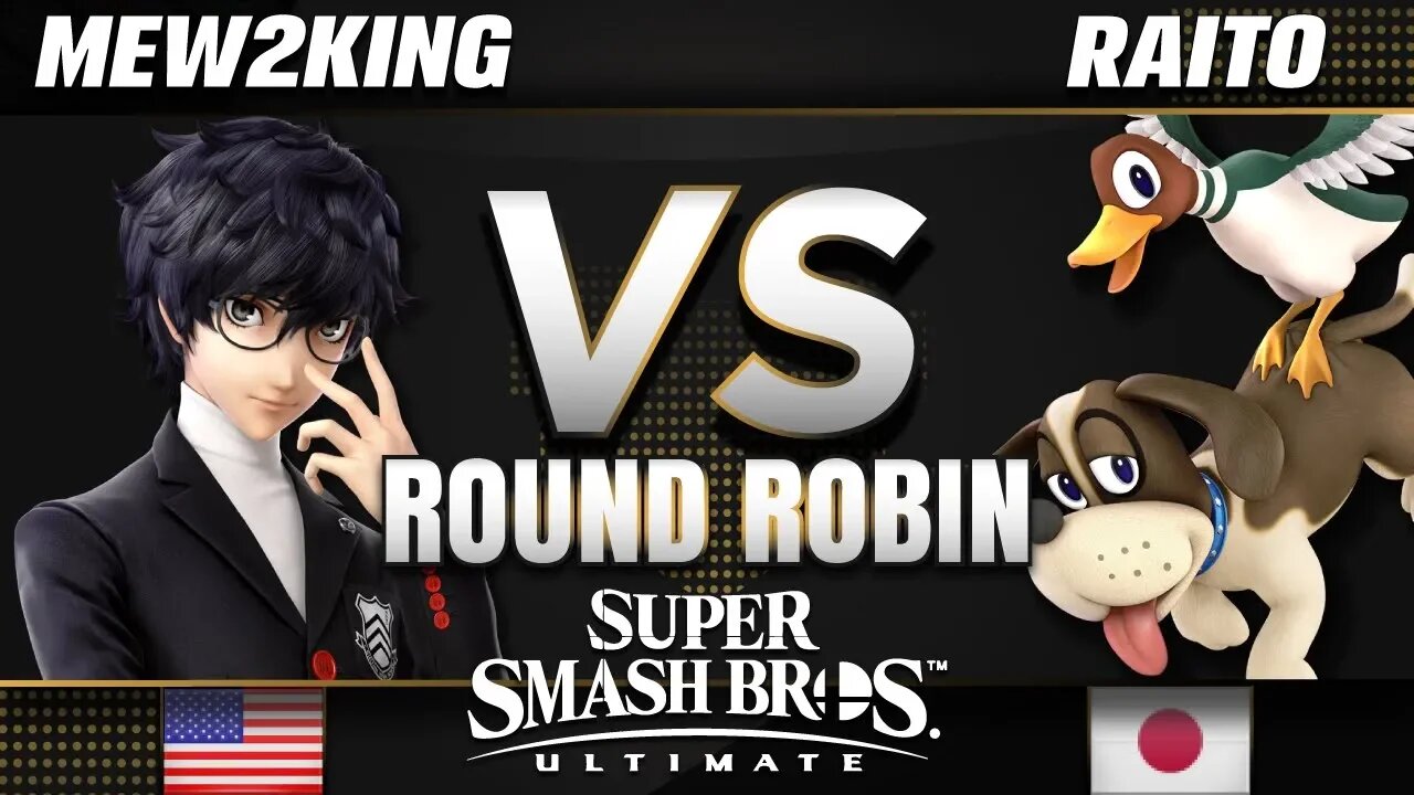 FOX | Mew2King (Joker/Incineroar/Wolf) vs. Raito (Duck Hunt) - Smash Ultimate MVG Round-Robin