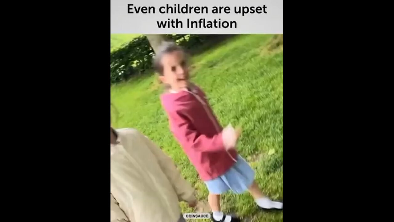 Even European kids are pissed about the inflation!