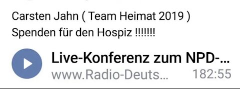 Carsten Jahn - Radio Deutschland 2019 - Spendengelder für das Kinderhospiz - 29. ‎Dezember ‎2020