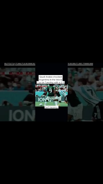 Saudi vs Argentina football fifia world 🌍 Cup 2022 Qatar #fifa #fifa22 #fifiaqatar #shorts #virul