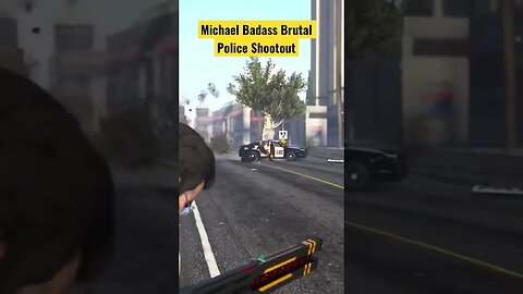 Michael Brutal Shootout 👮🏻‍♀️💀 #shorts