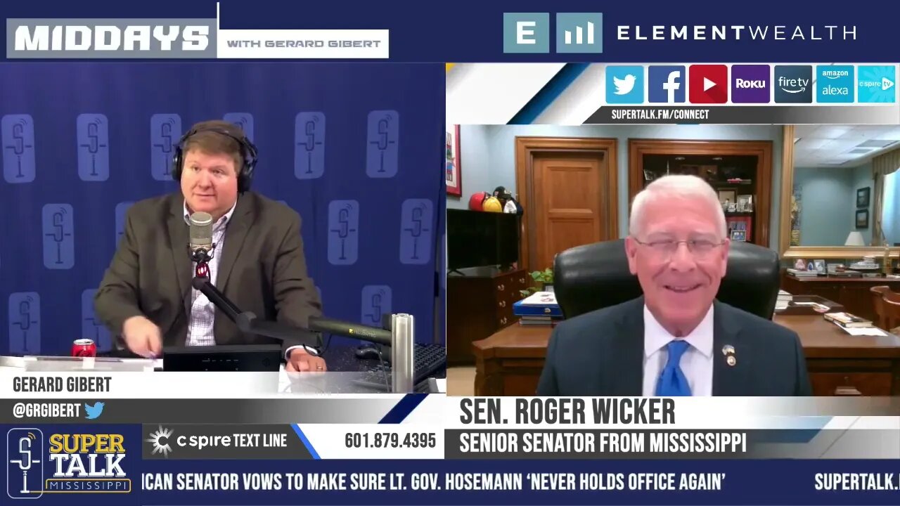 Sen. Roger Wicker on MidDays