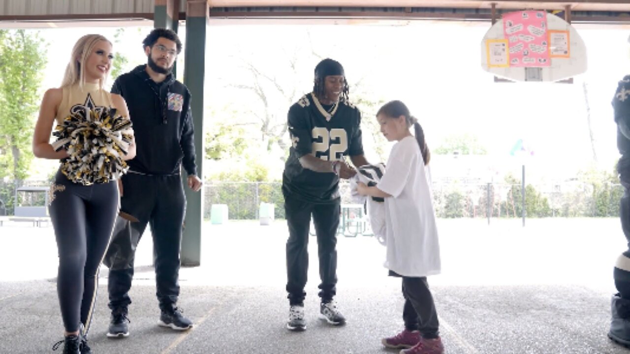 Rashid Shaheed hosts Play Football Experience | New Orleans Saints