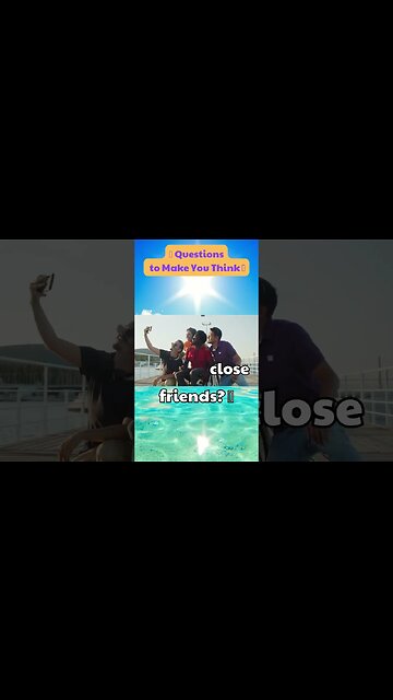 Is it better to have many acquaintances or a few close friends 🤔