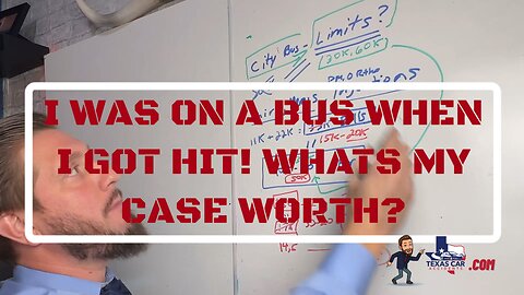 Hit on a bus! Whats my accident case worth?