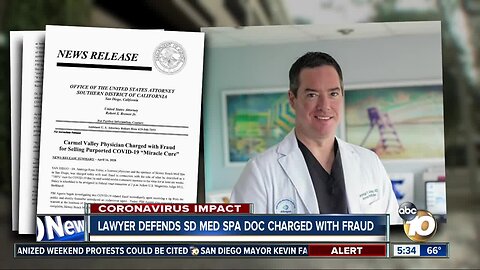 Lawyer defends SD med spa doc who's charged in COVID-19 fraud scheme