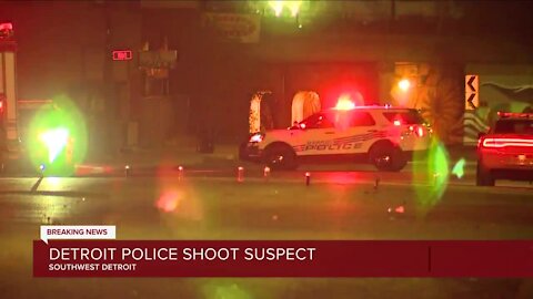 Detroit police shoot suspect in exchange of gunfire