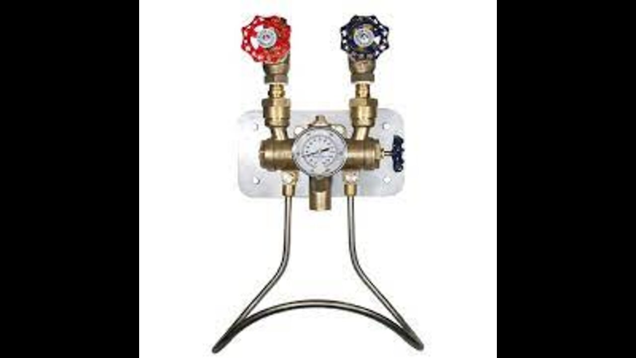 Automatic controls Steam And Cold Water Hose Station