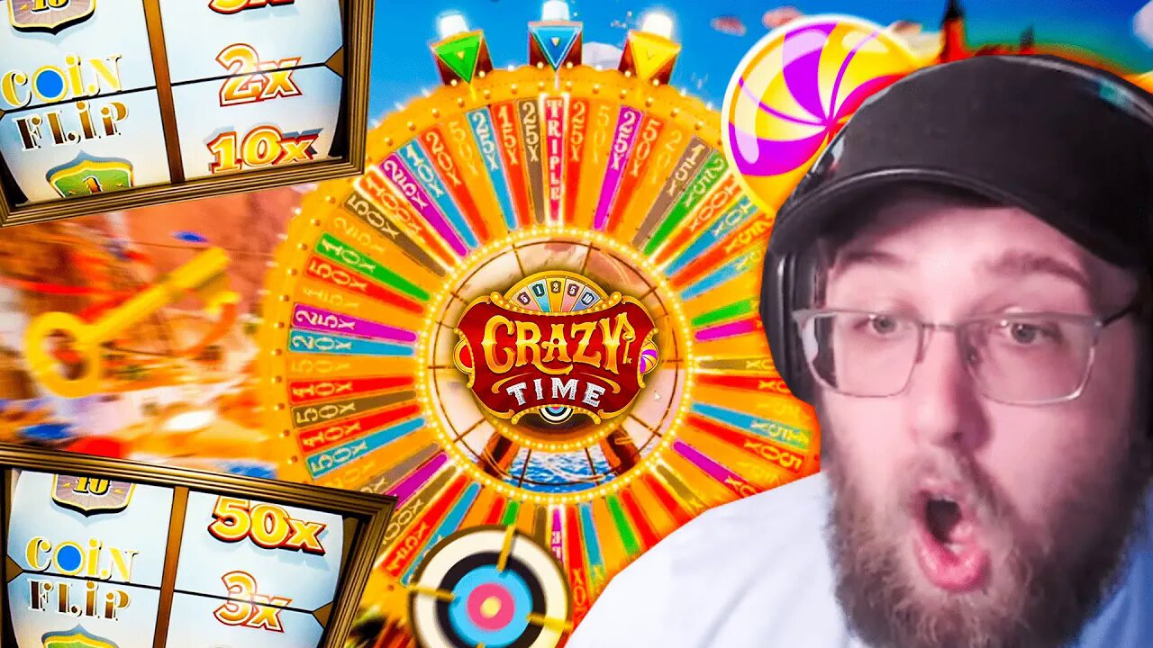 WE HIT 5 GAMESHOWS IN 6 ROUNDS ON CRAZY TIME! (PROFIT?!)