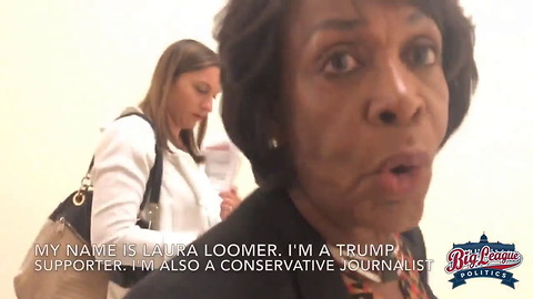 Maxine Waters Takes Own Advice, Gets Physical With Conservative Reporter