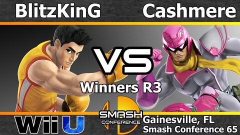 BlitzKinG (Little Mac) vs. Cashmere (C. Falcon) - Winners R3 - SC65