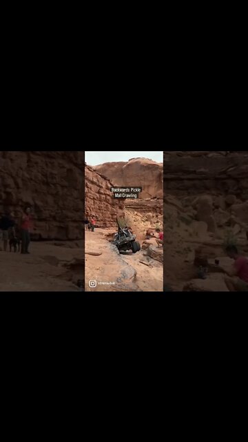 Kamel the Tow Truck drives backwards up the pickle obstacle