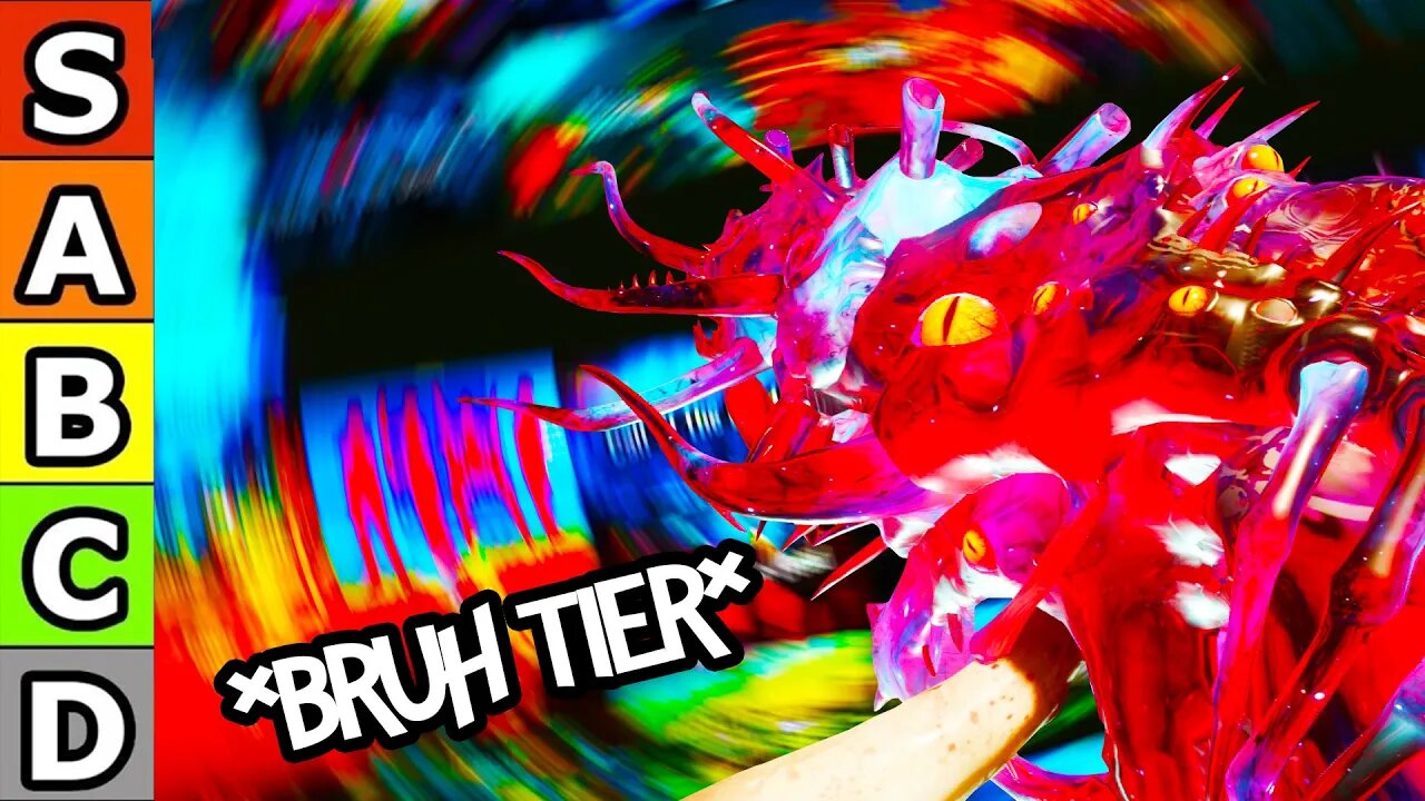 THE ULTIMATE BRUH TIER LIST.